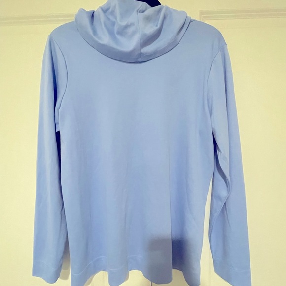 L.L. Bean like new hundred percent cotton size large turtleneck - Picture 4 of 4